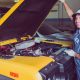 mechanic checking vehicle