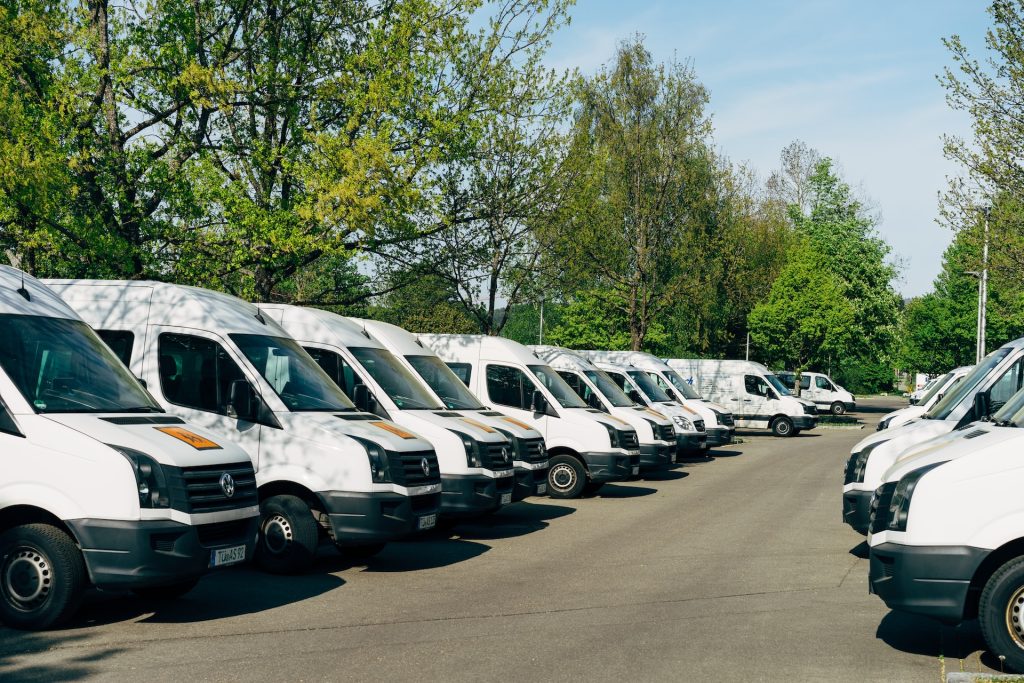 fleet of trucks