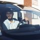 man driving